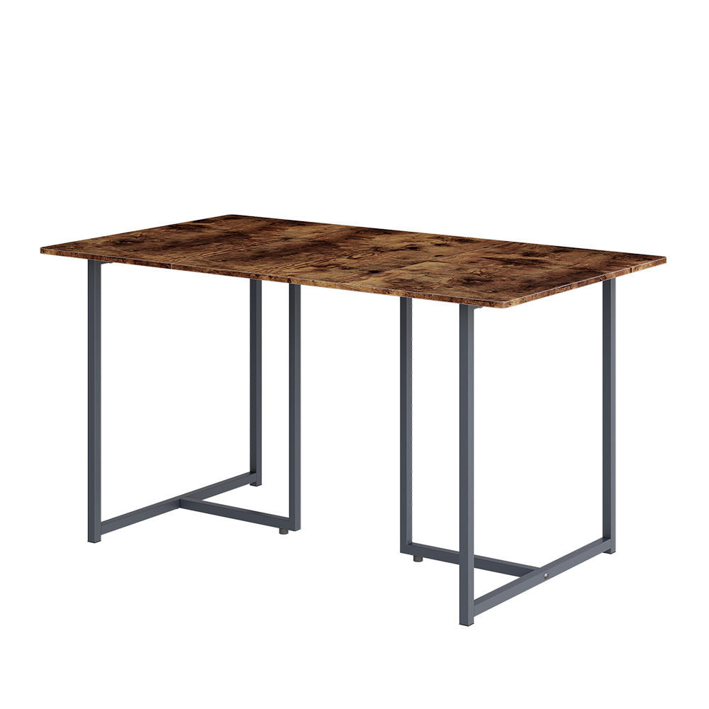 JÍDELNÍ STŮL Merido Rustikální dub/šedá - divoký dub, kompozitní dřevo (80/140/75cm) - Vicco