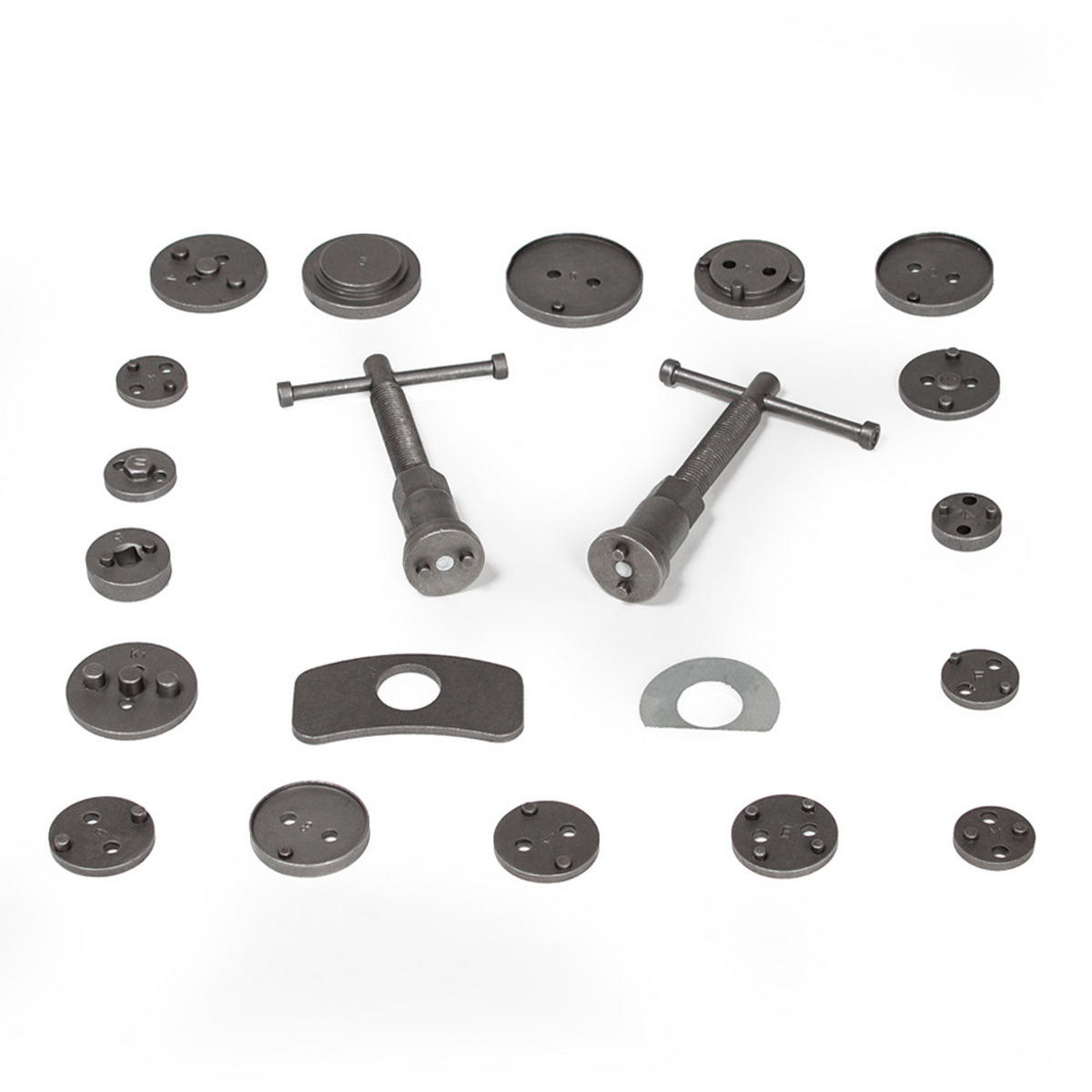 BREMSKOLBENRÜCKSTELLER-SET ,übersichtliche Anordnung im Kunststoffkoffer,blau - Blau, Metall (52.5/33/5cm) - tectake