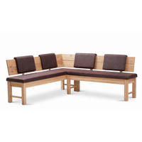 ECKBANK mit Truhe Dyan 2 für 5 Personen Massivholz Wildeiche/Braun - Wildeiche/Braun, Holz (167/192cm) - 58aufmkessel