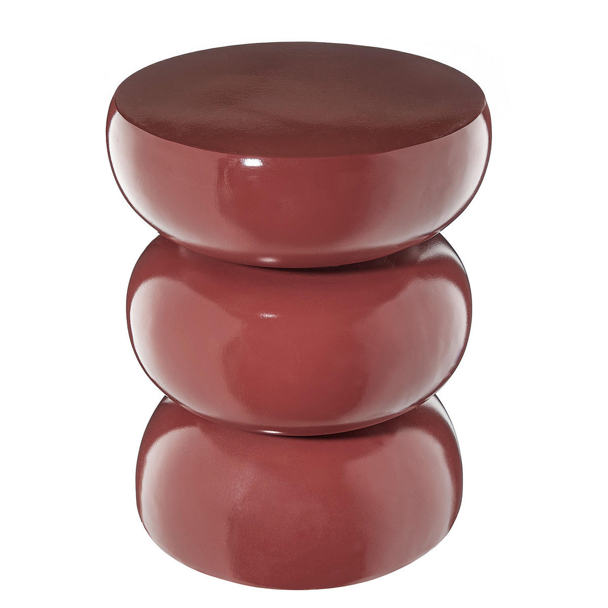 BEISTELLTISCH Pieces - Rot, Kunststoff (35/35/45cm) - Butlers