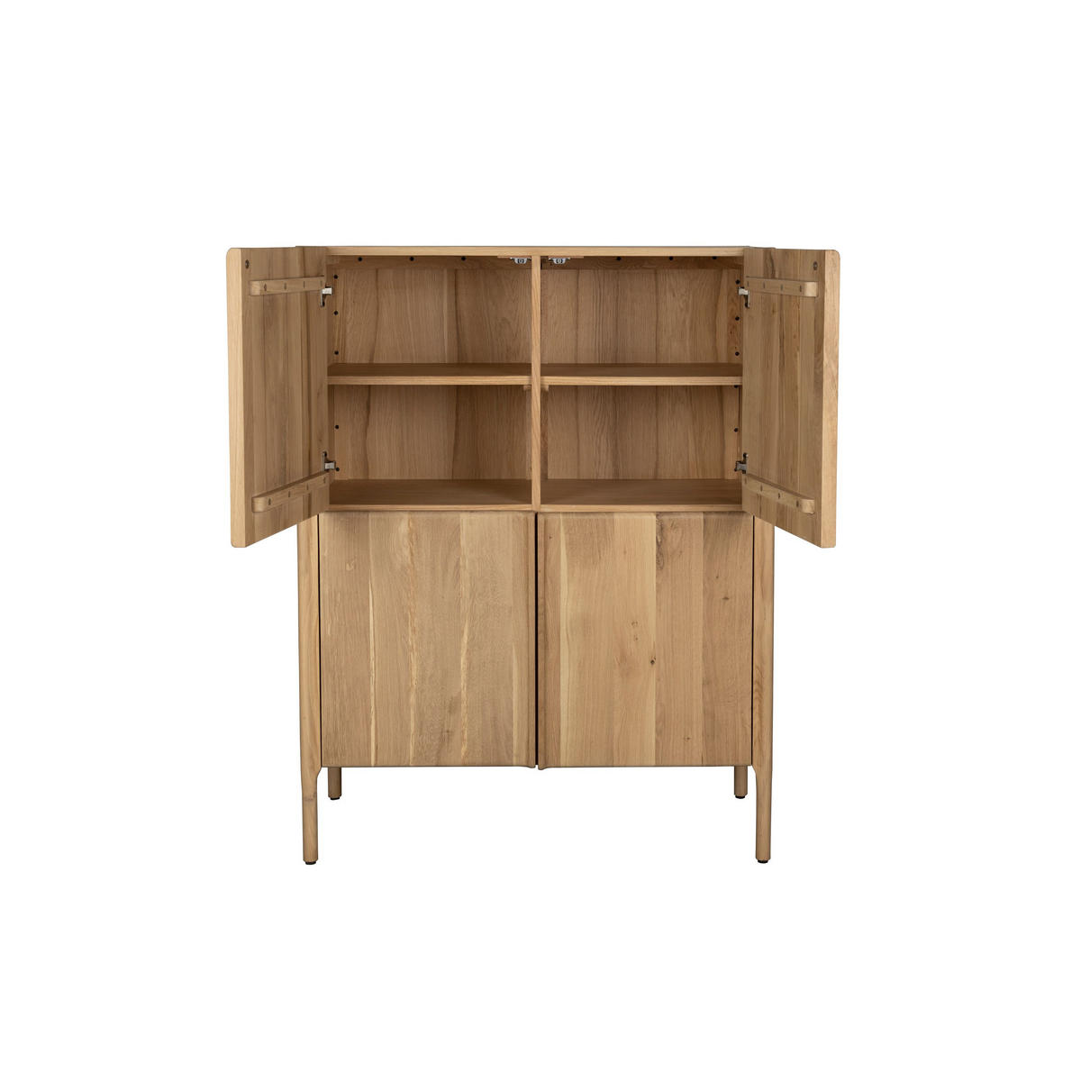 SIDEBOARD Ember Hoch - Naturfarben, Holz (100/130/45cm) - Zuiver