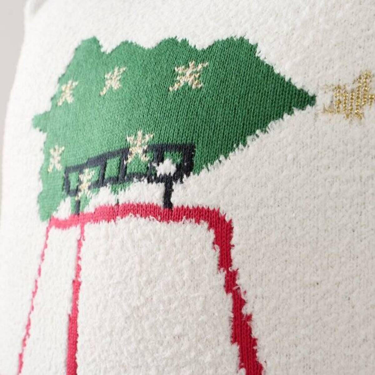 WEIHNACHTSKISSEN Criso 45/45 cm - Multicolor, Naturmaterialien (45/15/45cm) - Boltze Home