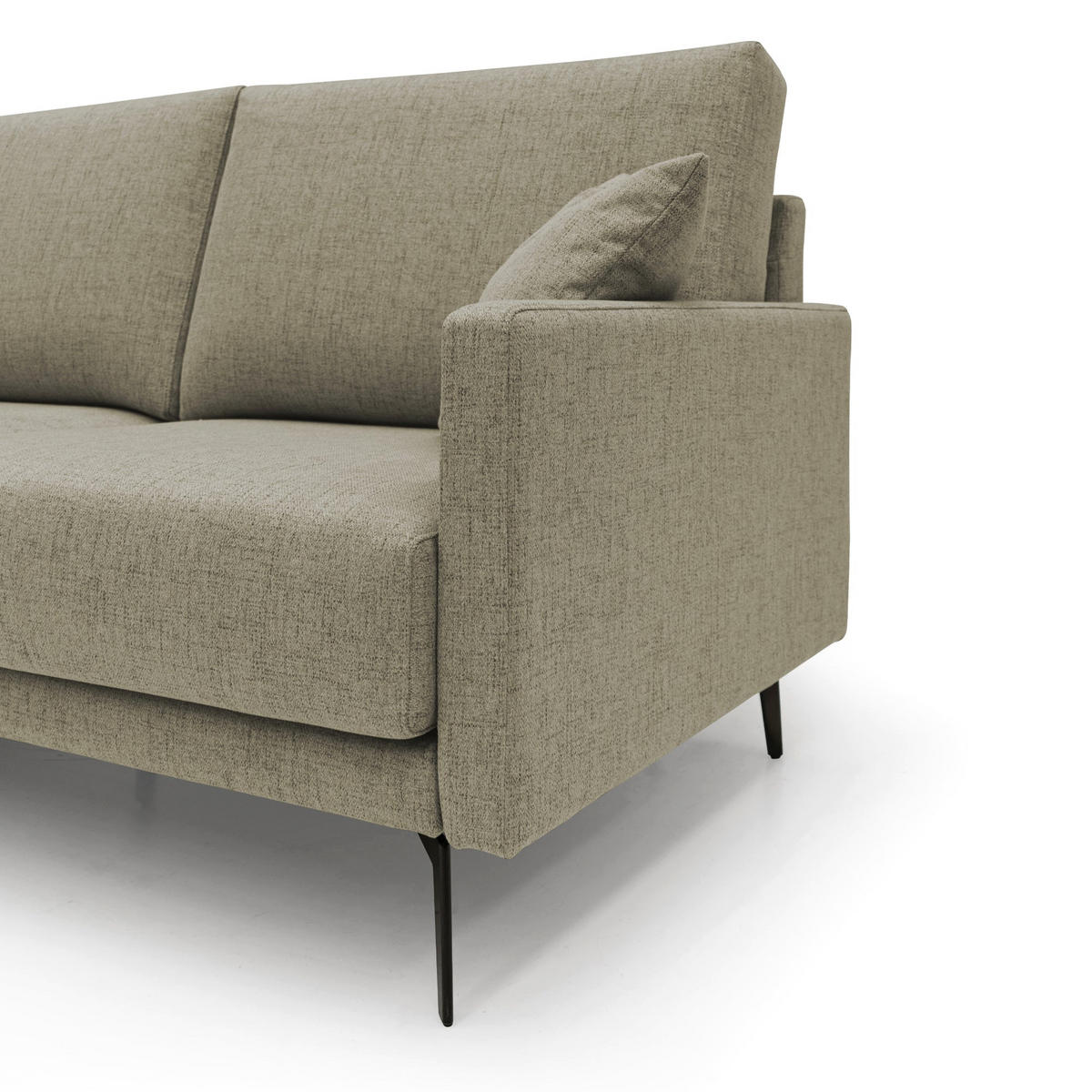 LINEARSOFA Saturno - Braun, Textil (180/94/90cm) - Divani.store