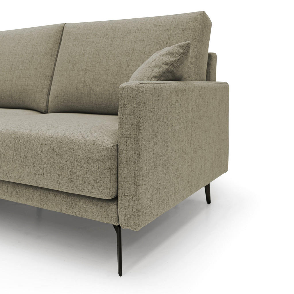Thumbnail - Divani.store Linearsofa, Braun, Textil, 180x94x90 cm, Wohnzimmer, Sofas & Couches, Sofas