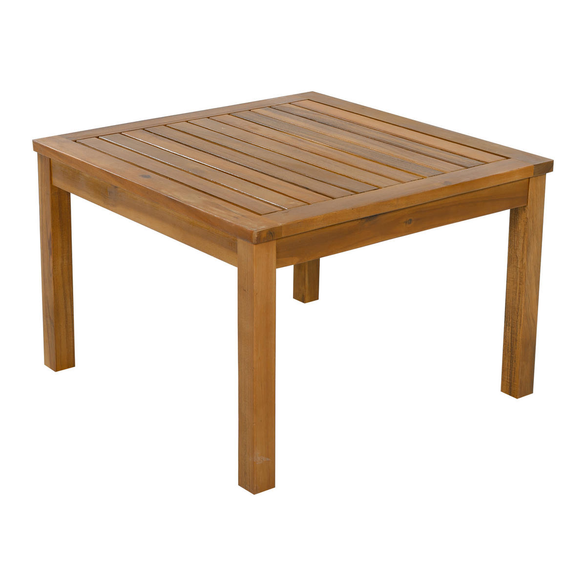 GARTENMÖBEL-SET, Ecksofa + Couchtisch, Akazienrahmen, Beige - Beige, Textil - FLIEKS