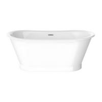BADEWANNE - 150 cm x 74 cm - Acryl - Weiß - Weiß, Kunststoff (150/63.5/74cm) - Vente-Unique