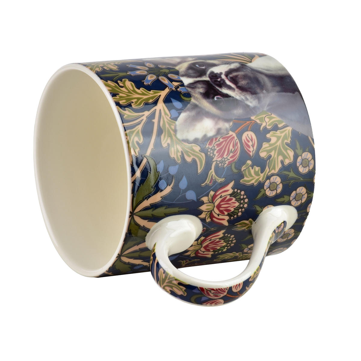 HRNEK Buldog Francouzský, porcelán - tmavě modrá, keramika (0.38L) - Mondex