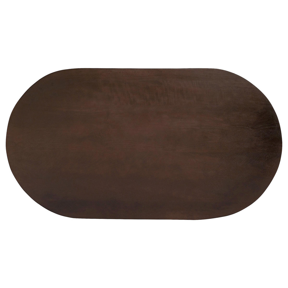 MASSIVER ESSTISCH - Mango massiv - Dunkelbraun/Braun, Holz (100/180/76cm) - home24