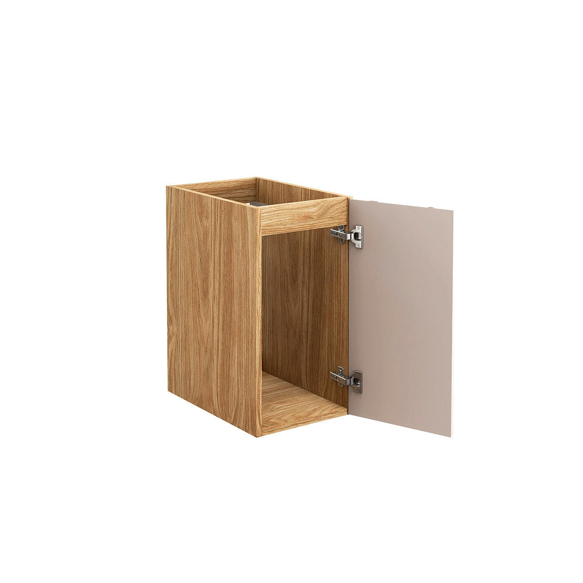 HÄNGESÄULE Mallory Beige und Holz - Braun, Holzwerkstoff (30/59.5/46cm) - Petits-meubles