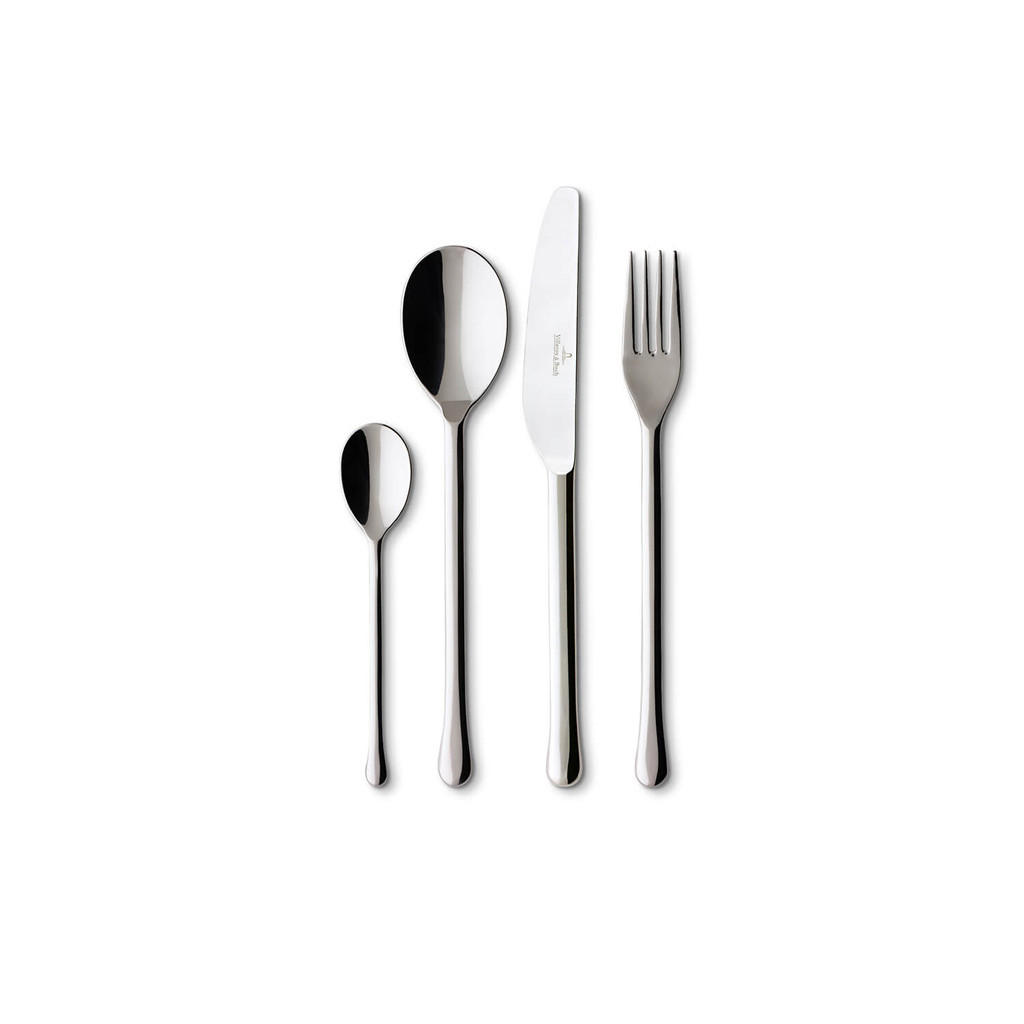TAFELBESTECK Udine silber 30er Set - Silberfarben, Metall - Villeroy & Boch