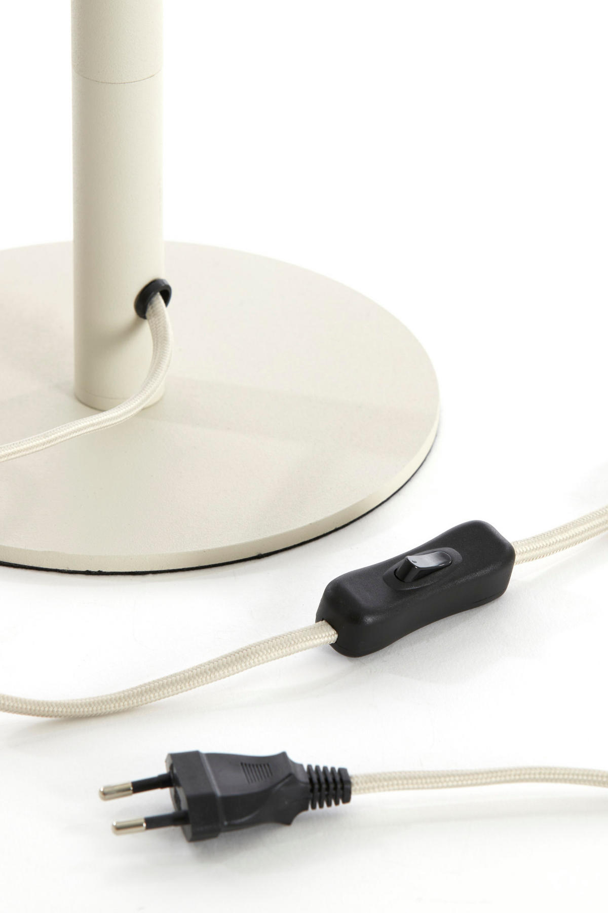 LAMPENFUSS Rodrigo Grau Ø18/37,5 cm - Grau, Metall (18/18/37.5cm) - Light & Living