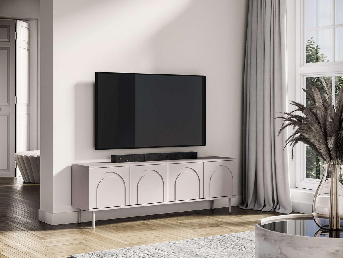 WOHNZIMMER Set 3-tlg. – Orvella – Kaschmir - Kaschmir, Holzwerkstoff (160/53/34cm) - hi-markt