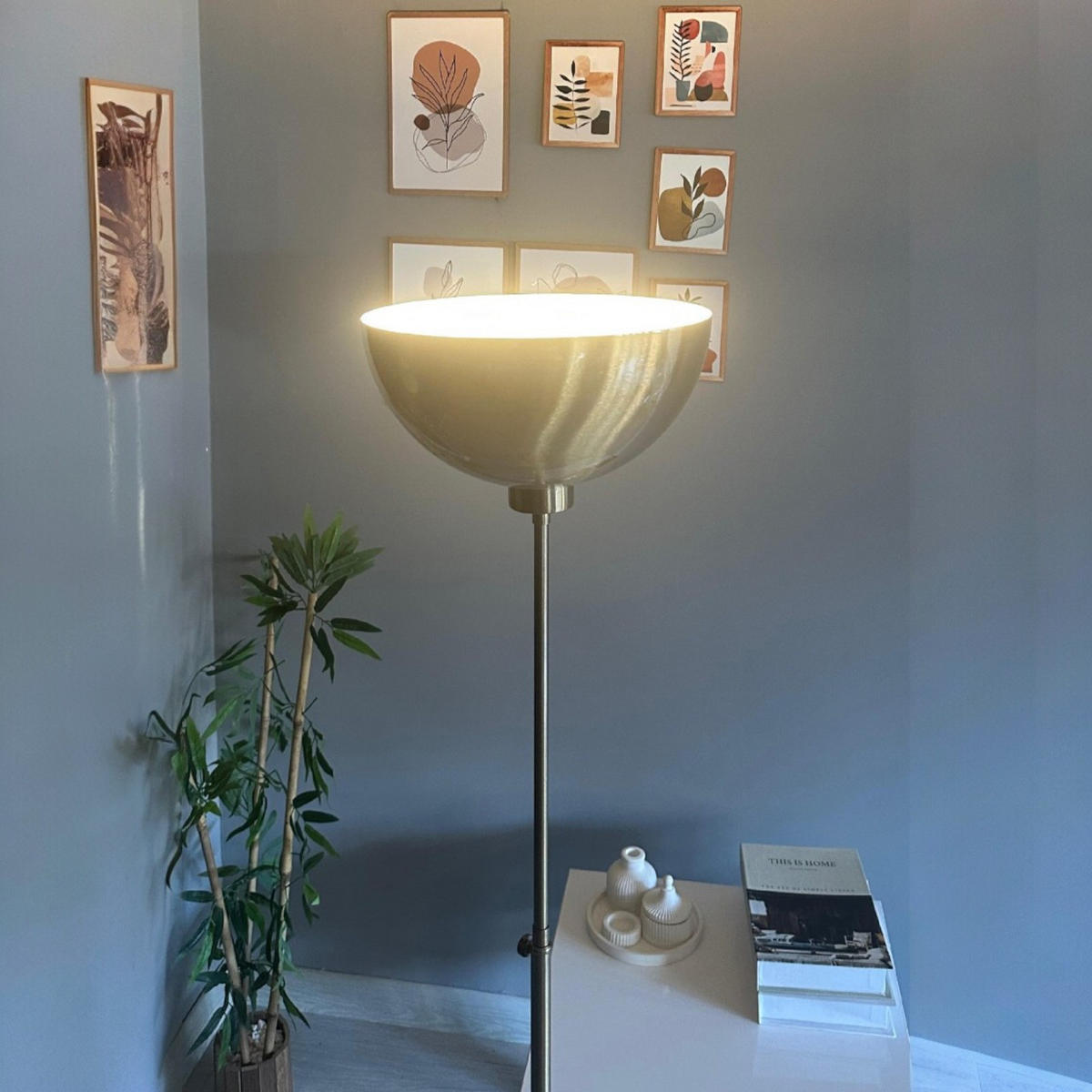 STEHLAMPE Kelan 160 Cm - Messingfarben, Metall (30/30/160cm) - Bamyum