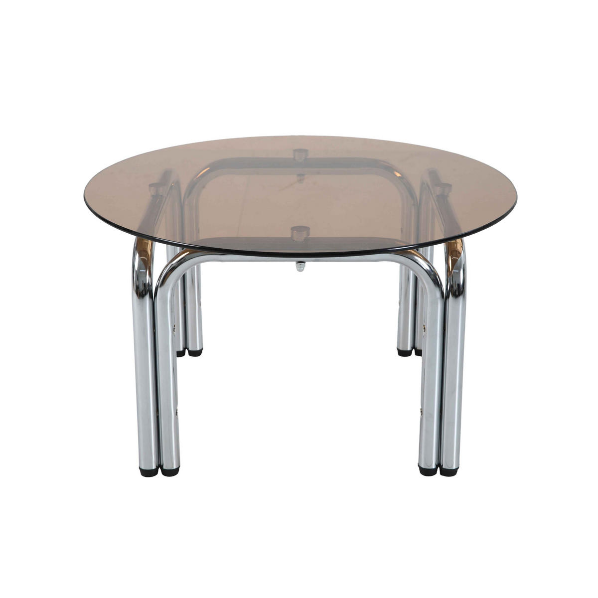 COUCHTISCH, Braun - Braun, Glas (70/70/41cm) - Oviala