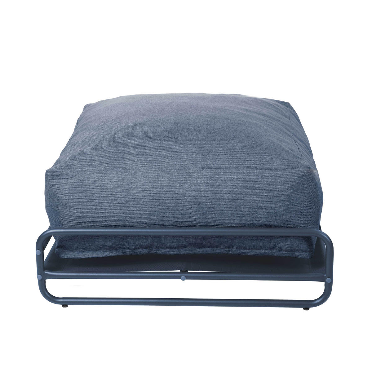 GARTENHOCKER mit Gestell, pazifikblauem - Blau, Textil (97/42/97cm) - Oviala