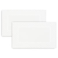 BADEMATTE, 2er-Set, 50x80 cm, 100% Baumwolle - Weiß, Textil (50/80cm) - Zollner