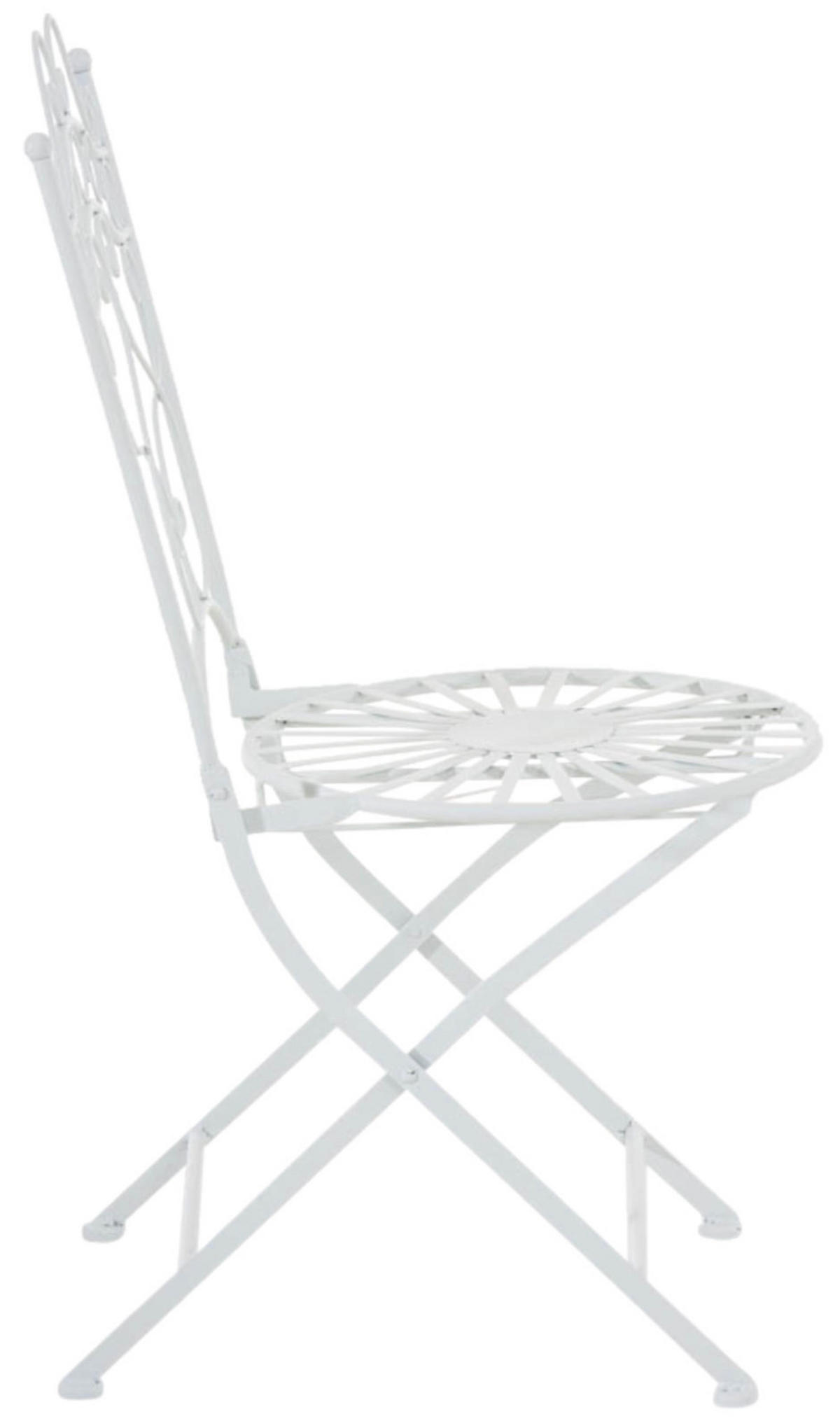 GARTENSTÜHLE Indi - 2er Set - weiß - Weiß, Metall (40/50/92cm) - TPFGarden