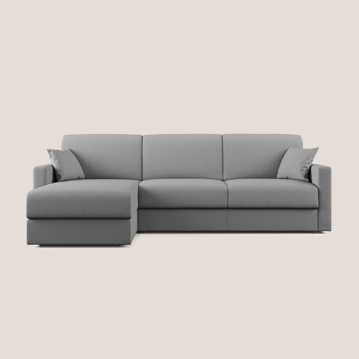 ECKSOFA LINKS Chris - Creme, Textil (268/96cm) - Divani.store