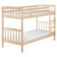 HOCHBETT Heller Holzfarbton 90-200 cm Revin - Eschefarben, Holz (90/200cm) - Beliani