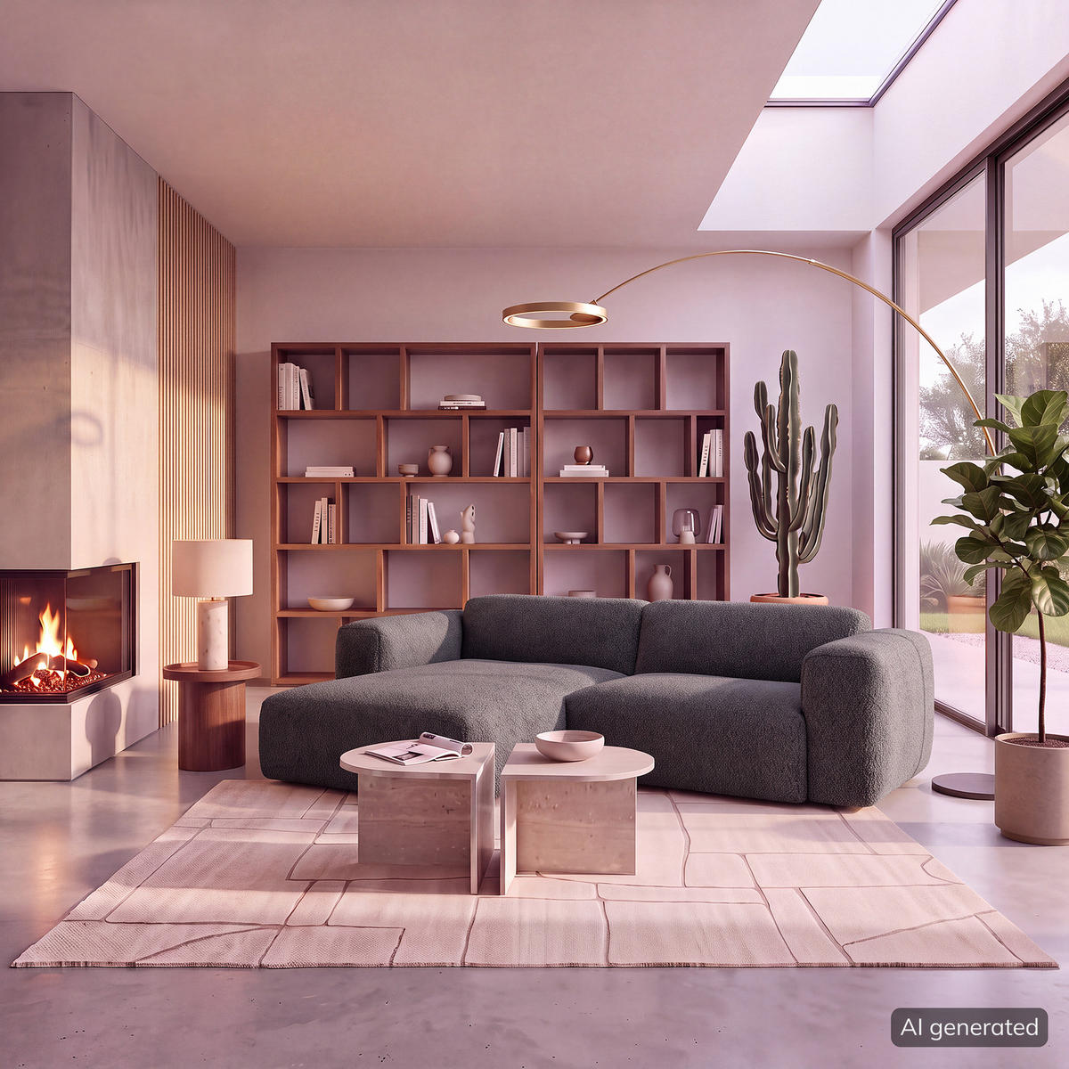 1,5-SITZER ECKSOFA mit Longchair - Anthrazit/Schwarz, Kunststoff/Textil (260/173cm) - home24