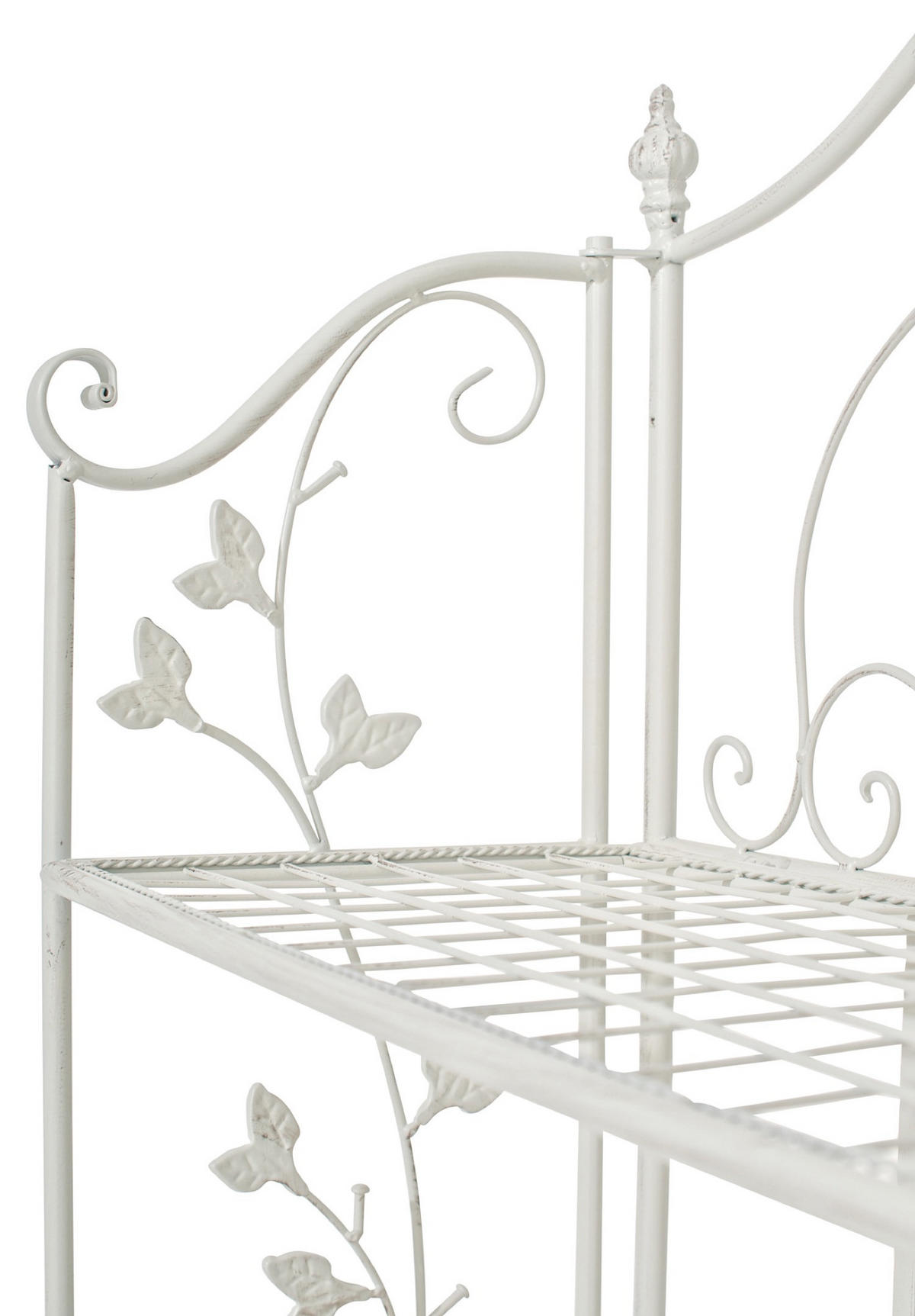 STANDREGAL Aaron antik weiß - Weiß, Metall (60/158/33cm) - TPFGarden