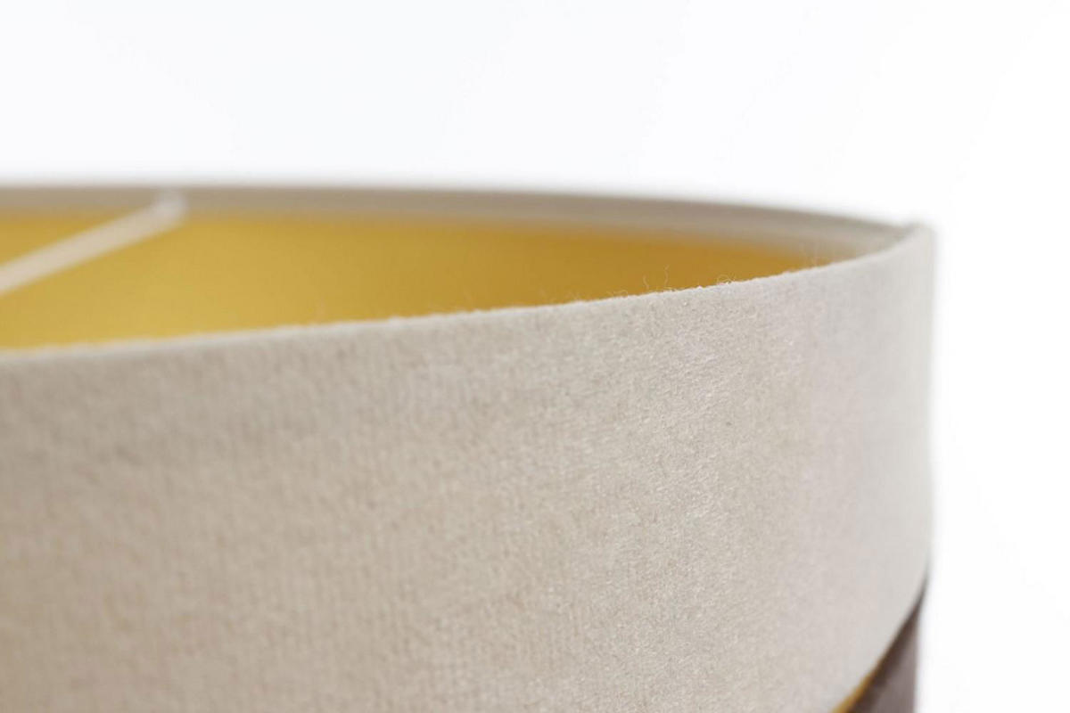 HÄNGELEUCHTE Beige 50/25 cm - Beige/Braun, Kunststoff (50/0.4/25cm) - ONZENO