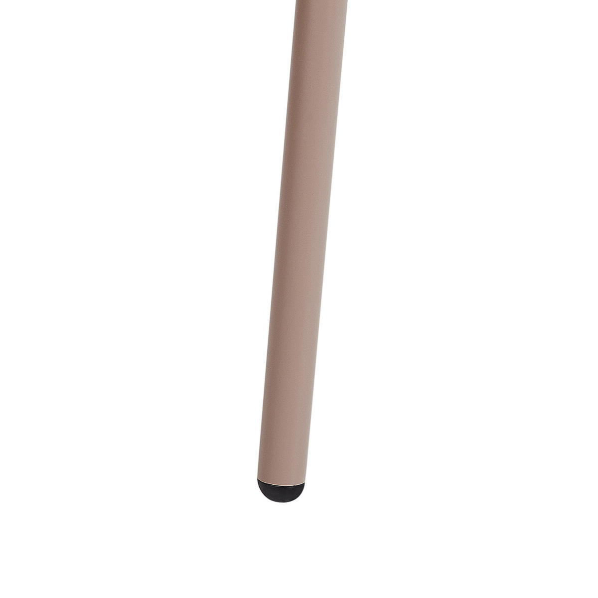 JÍDELNÍ ŽIDLE sada 2 ks Kov Béžová Hoback - černá/béžová, kov (60/79/56cm) - Beliani