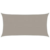 SONNENSEGEL 160 G/M² Rechteckig Hellgrau 3/6 M Hdpe - Grau, Kunststoff (300/600cm) - vidaXL