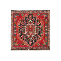 ORIENTTEPPICH handgeknüpft Gashgai Rot 63/63 cm Schurwolle - Rot, Textil (63/63cm) - Looma