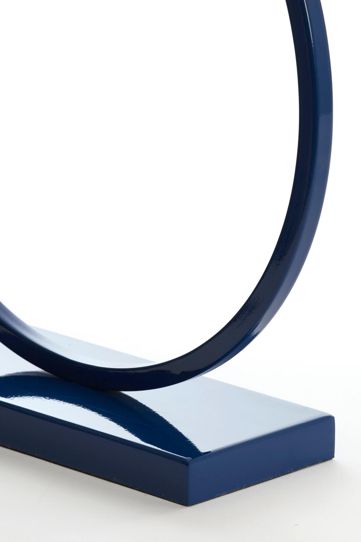 LAMPENFUSS Liva Blau Ø40/53 cm - Blau, Metall (40/12.5/48cm) - Light & Living