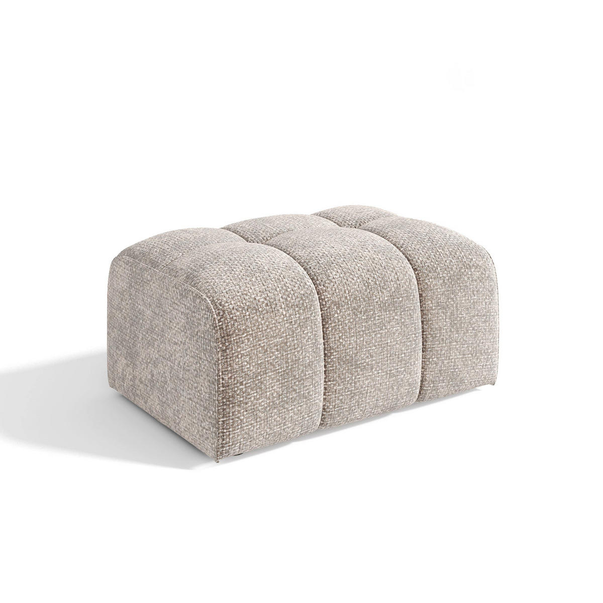 SITZKISSEN Chenille-Samt Beige 82cm - Beige, Textil (82/45/60cm) - Sia Home