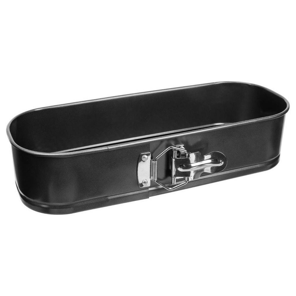 KUCHENBACKFORM Karbonstahl 31/12/6,5 cm - Schwarz, Metall (12/6.5/31cm) - 5five Simply Smart
