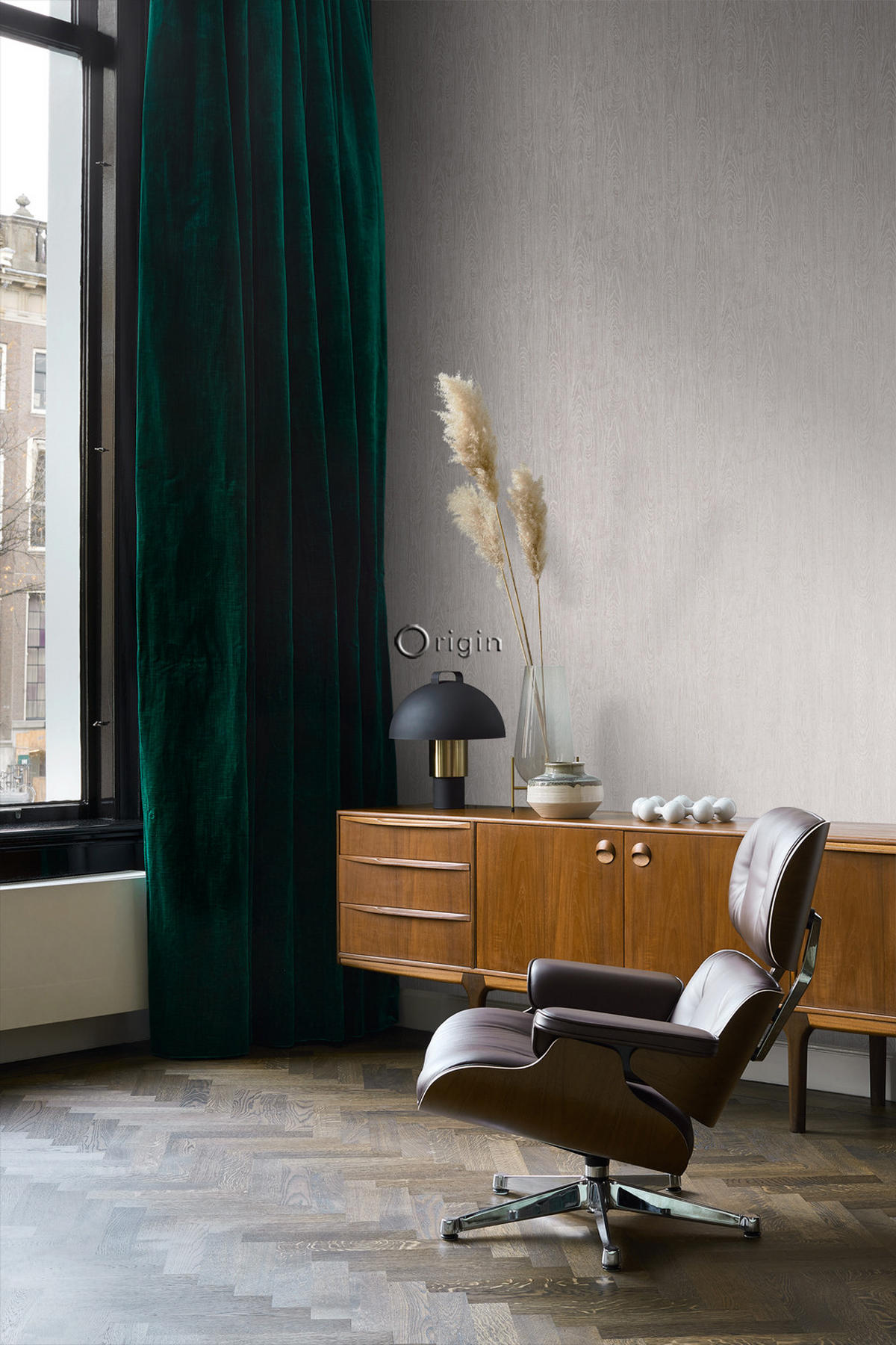 TAPETE Holz-Optik 53 cm x 10.05 m - Beige, Papier (53/1000cm) - Origin Wallcoverings