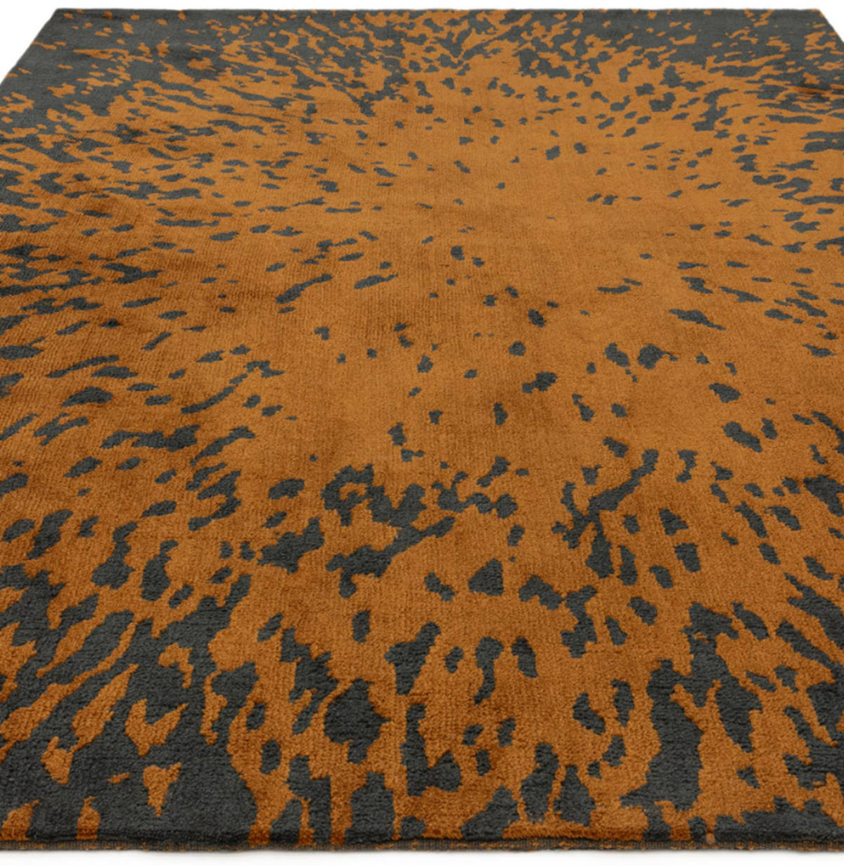TEPPICH modern Flachgewebe STAIN Orange 120 x 170 cm - Orange, Textil (120/170cm) - Novatrend