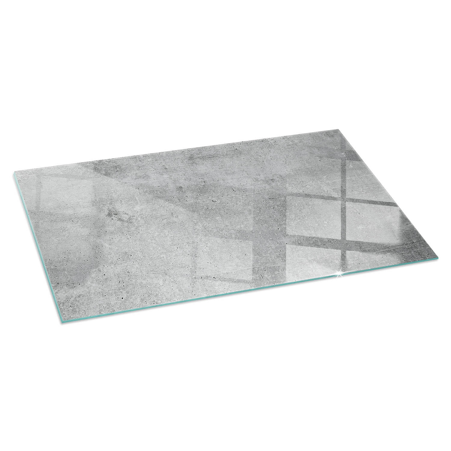 ArtPrintCave Glasplatte Grau 140x70x0.4 cm