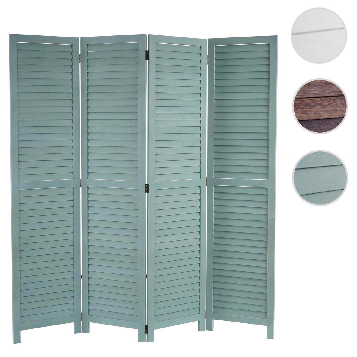 PARAVENT Grün - Grün, Holz (160/170/2cm) - MCW