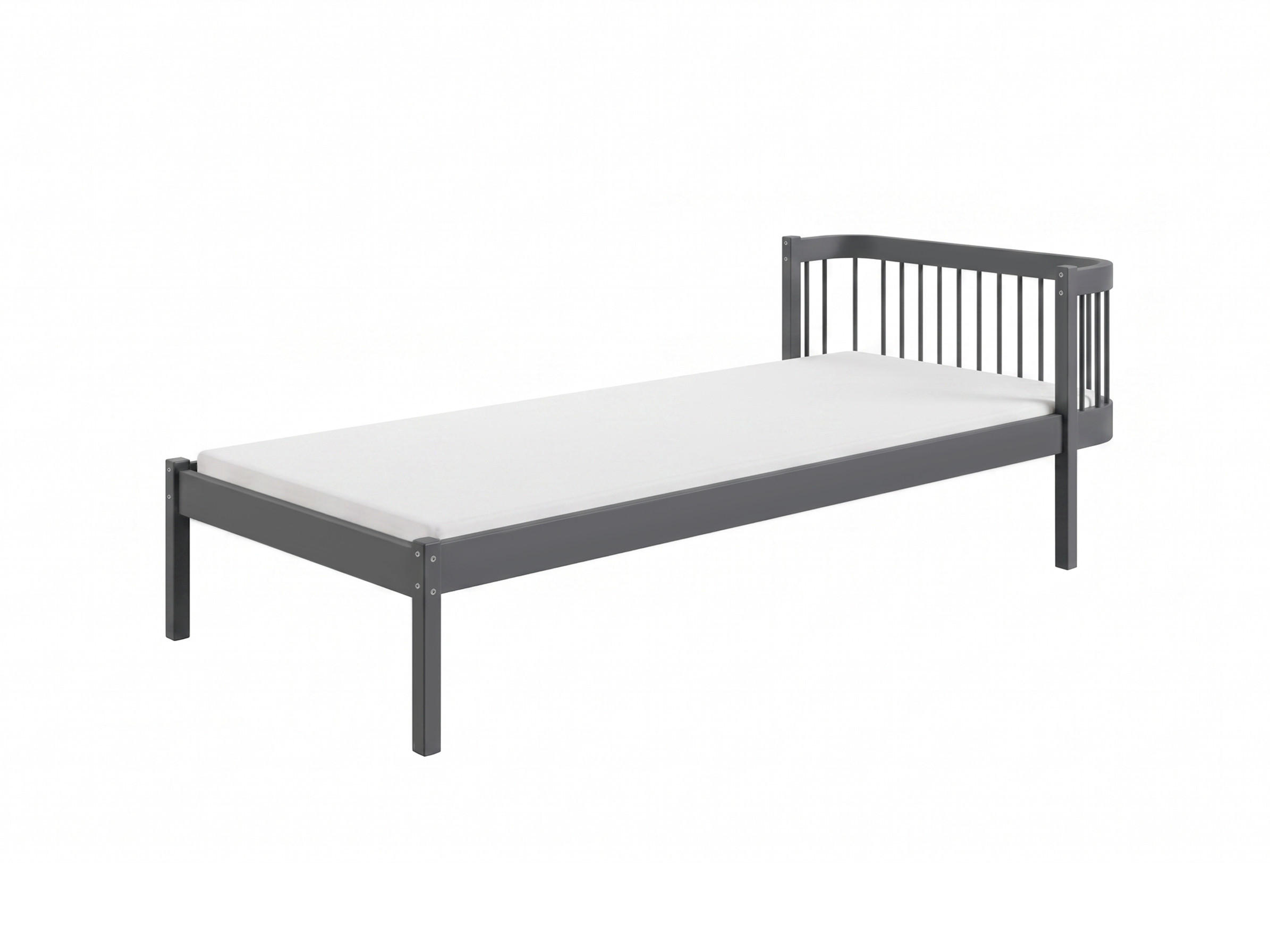 Kids Collective Kinderbett Graphit 90x200 cm
