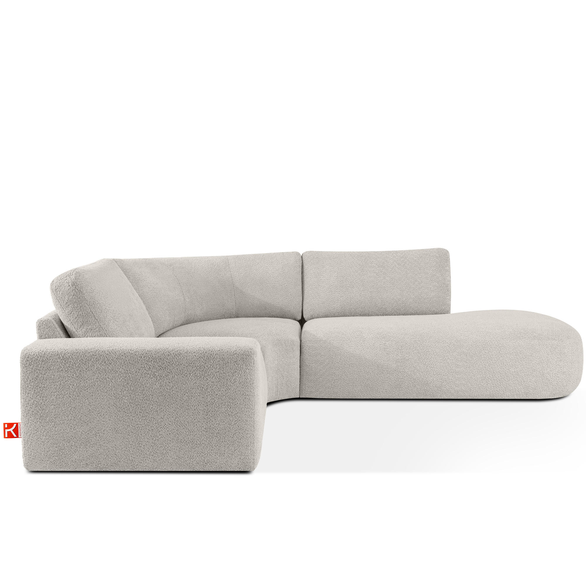 ECKSOFA RECHTS ZUCCO, Braun - Braun, Holz/Holzwerkstoff (224/293cm) - KONSIMO®