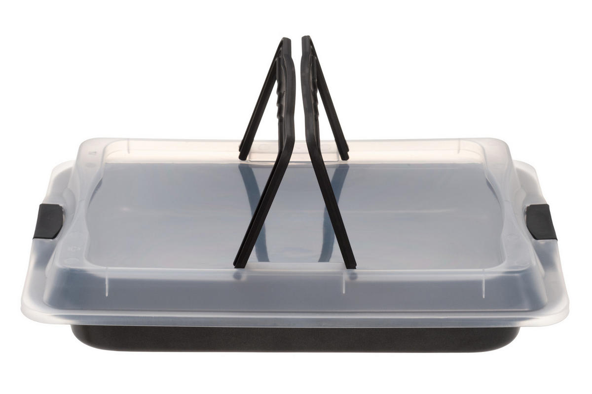 KUCHENFORM zum Tragen - Schwarz, Metall (42/4.5/30cm)