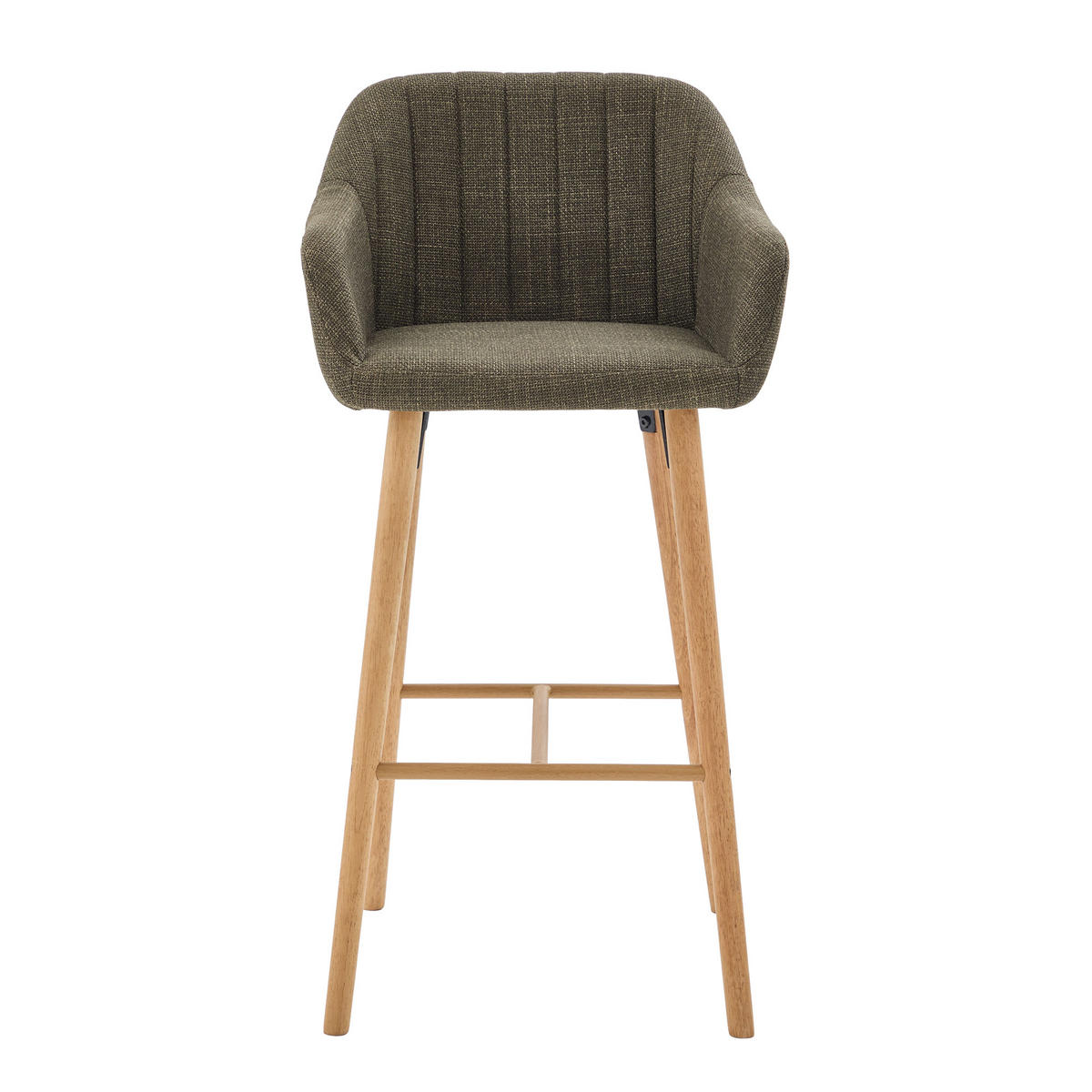 BARHOCKER,2ER-SET,BARSTÜHLE,KÜCHENSTÜHLE,LEINEN,GRÜN - Grün, Textil (55/104/51cm) - LVHOM