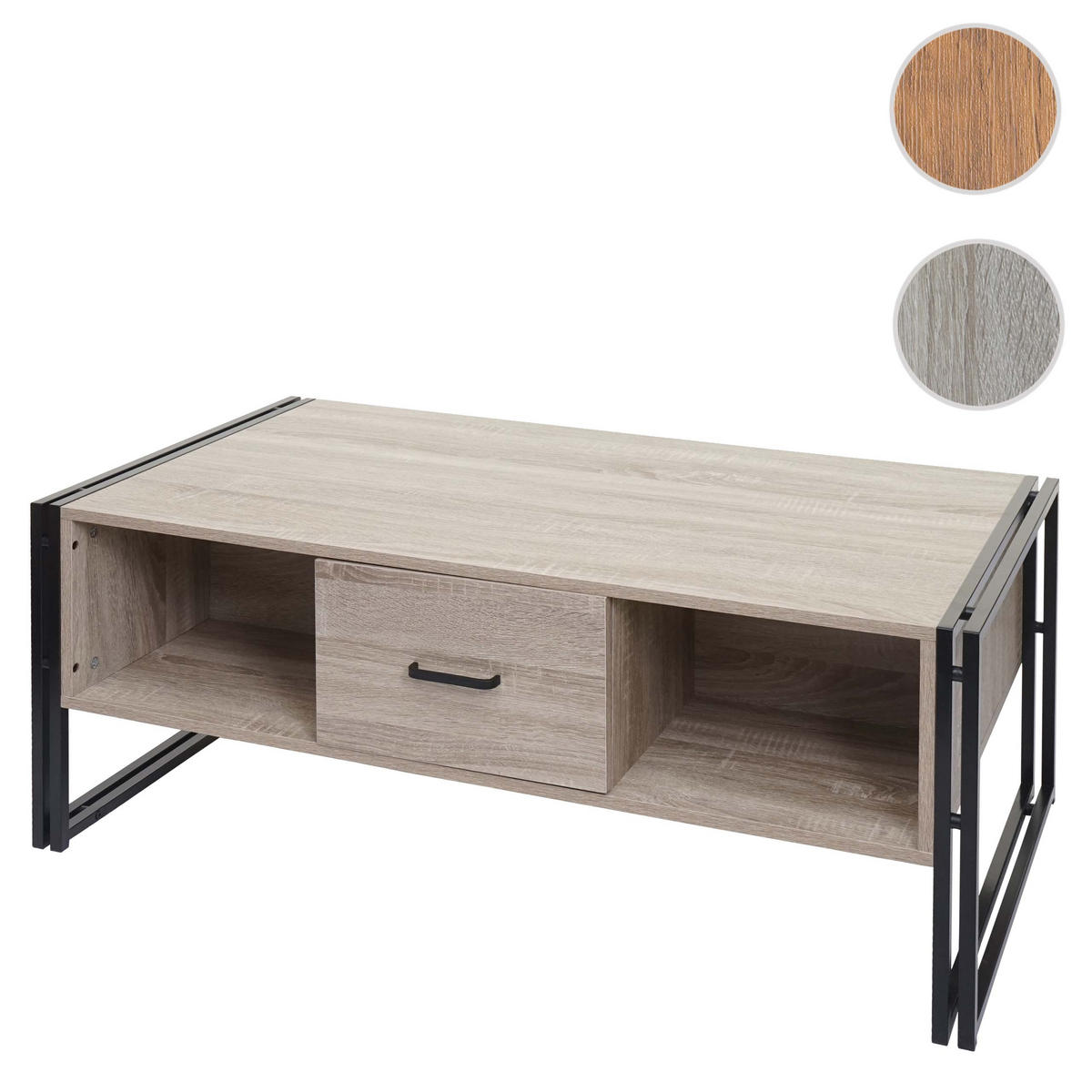COUCHTISCH A27B rechteck Eiche Dekor - Eichefarben, Holzwerkstoff (60/110/45cm) - MCW