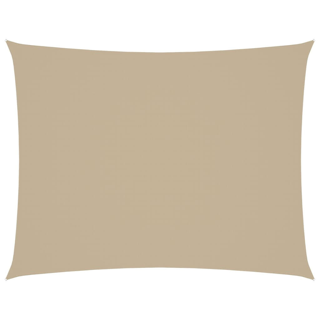 SONNENSEGEL Oxford-Gewebe Rechteckig 2,5x3,5 m Beige - Beige, Textil (350/250cm) - furnicato