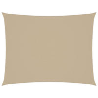 SONNENSEGEL Oxford-Gewebe Rechteckig 2,5x3,5 m Beige - Beige, Textil (350/250cm) - furnicato