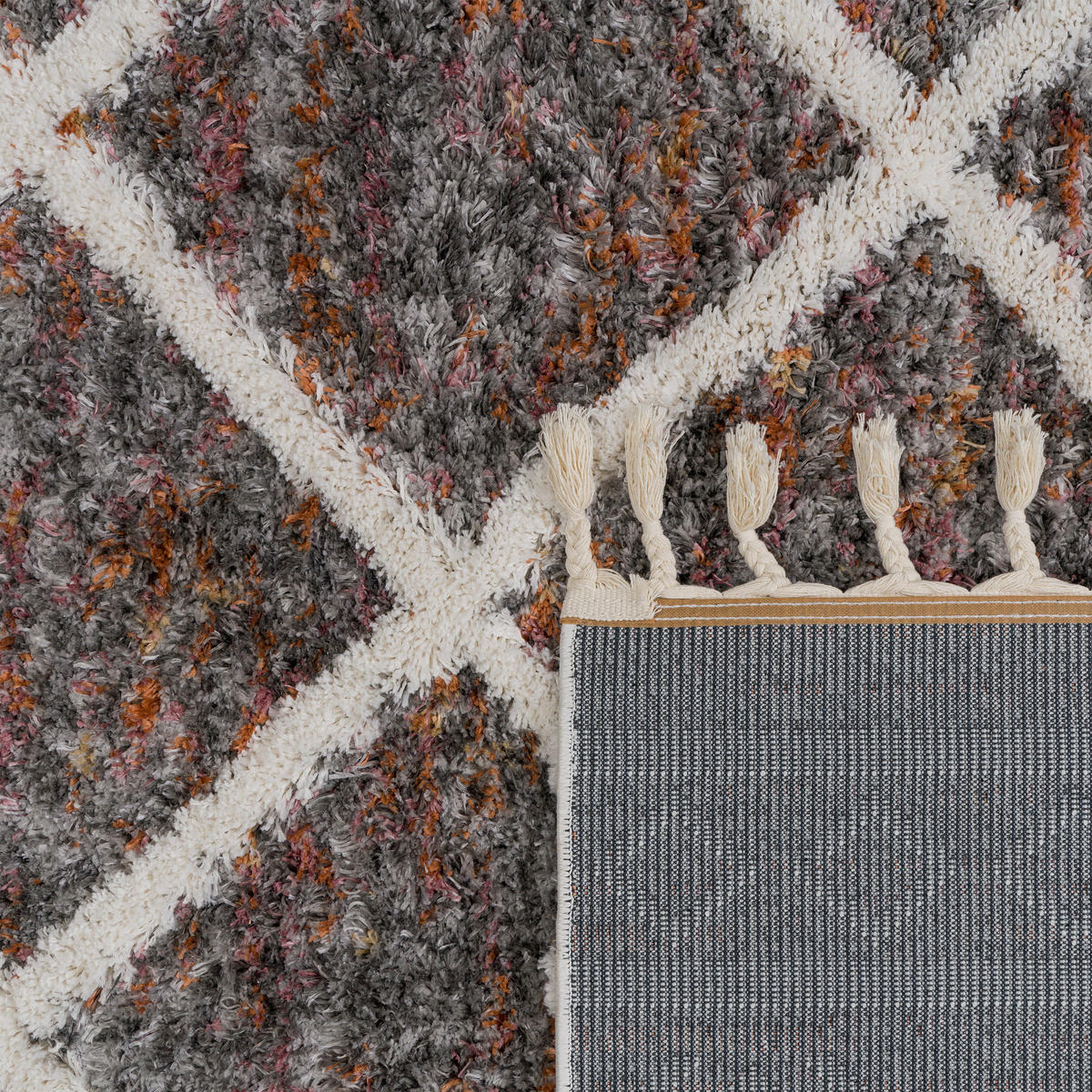 HOCHFLORTEPPICH 200/280 cm Monza 651 - Multicolor, Textil (200/280cm) - Paco Home