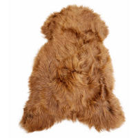 SCHAFFELL Langhaar skandinavisch weich chromfrei Ginger ca. 125 cm - Rotbraun, Fell (70/125cm) - Provellus