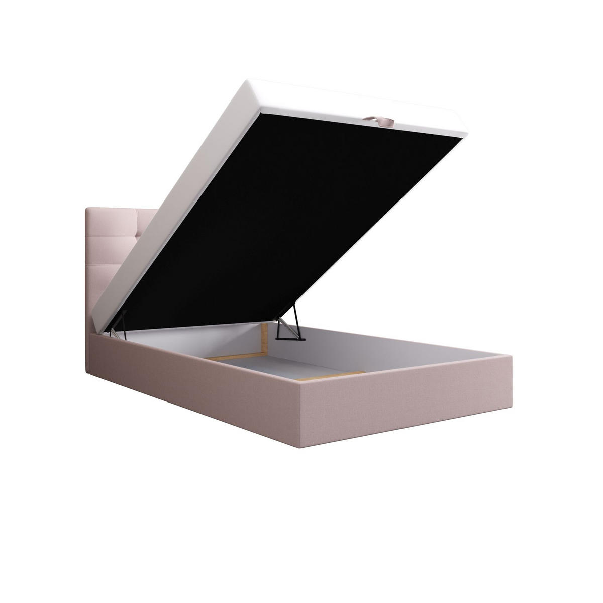BOXBETT DUO 1 100x200 Cosmic 14, mit Matratze H3 und Topper, Rosa - Pink, Holz/Kunststoff (100/200cm) - Bedante