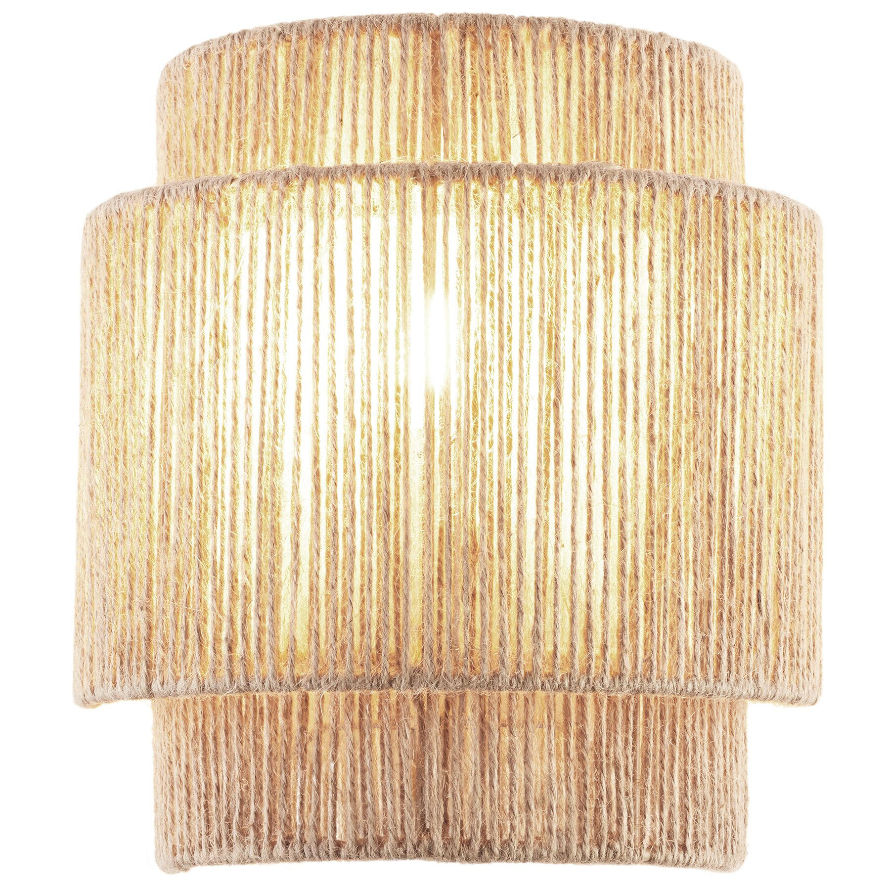 WANDLEUCHTE Lignea Lux,23 x 12 x 25,5 cm,natur - Naturfarben, Metall (23/25.5/12cm) - tectake