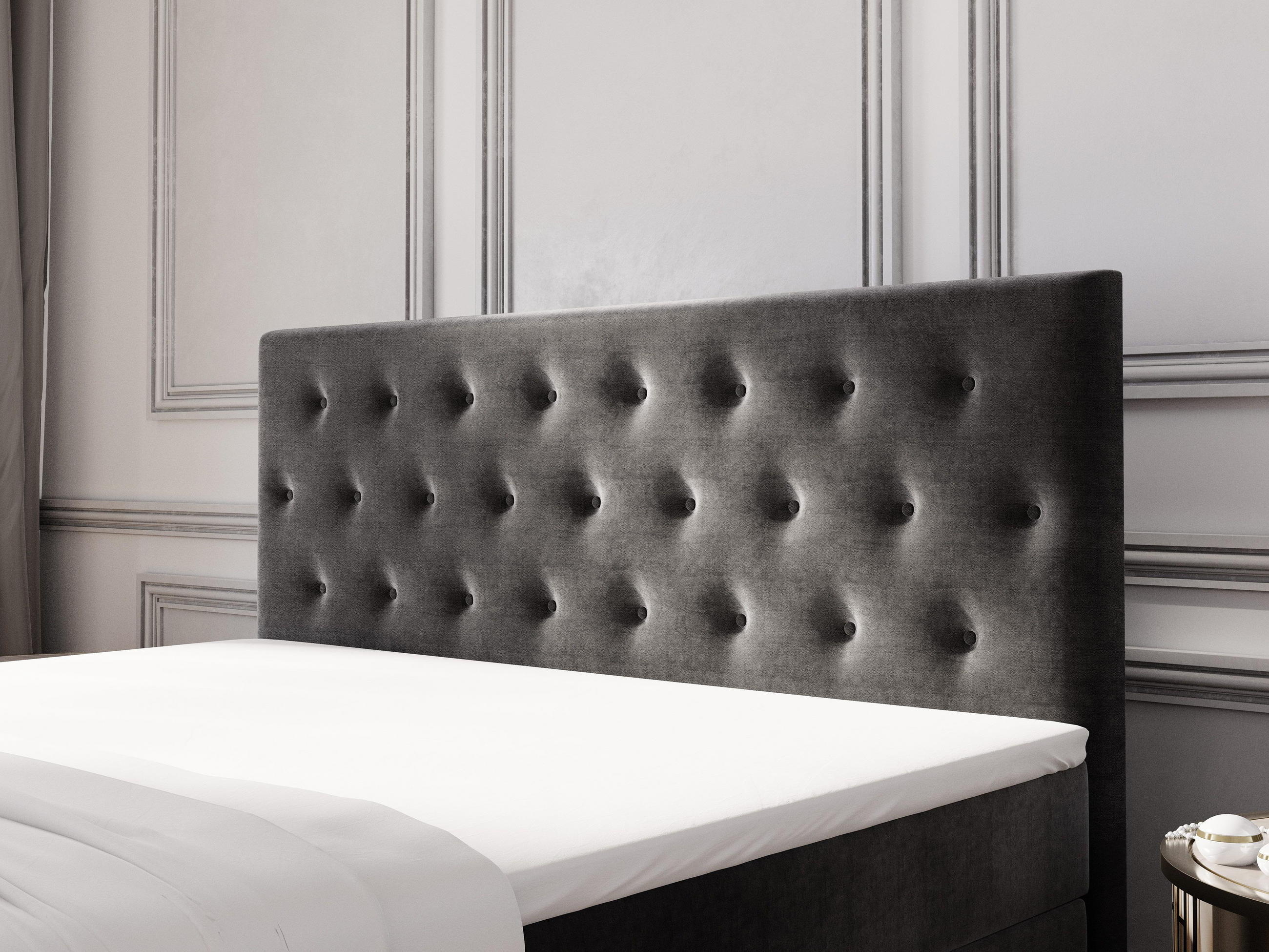 Thumbnail - Masseno Boxbett, Braun, Holz, H2 + H3, 180x200 cm, Schlafzimmer, Betten, Boxspringbetten