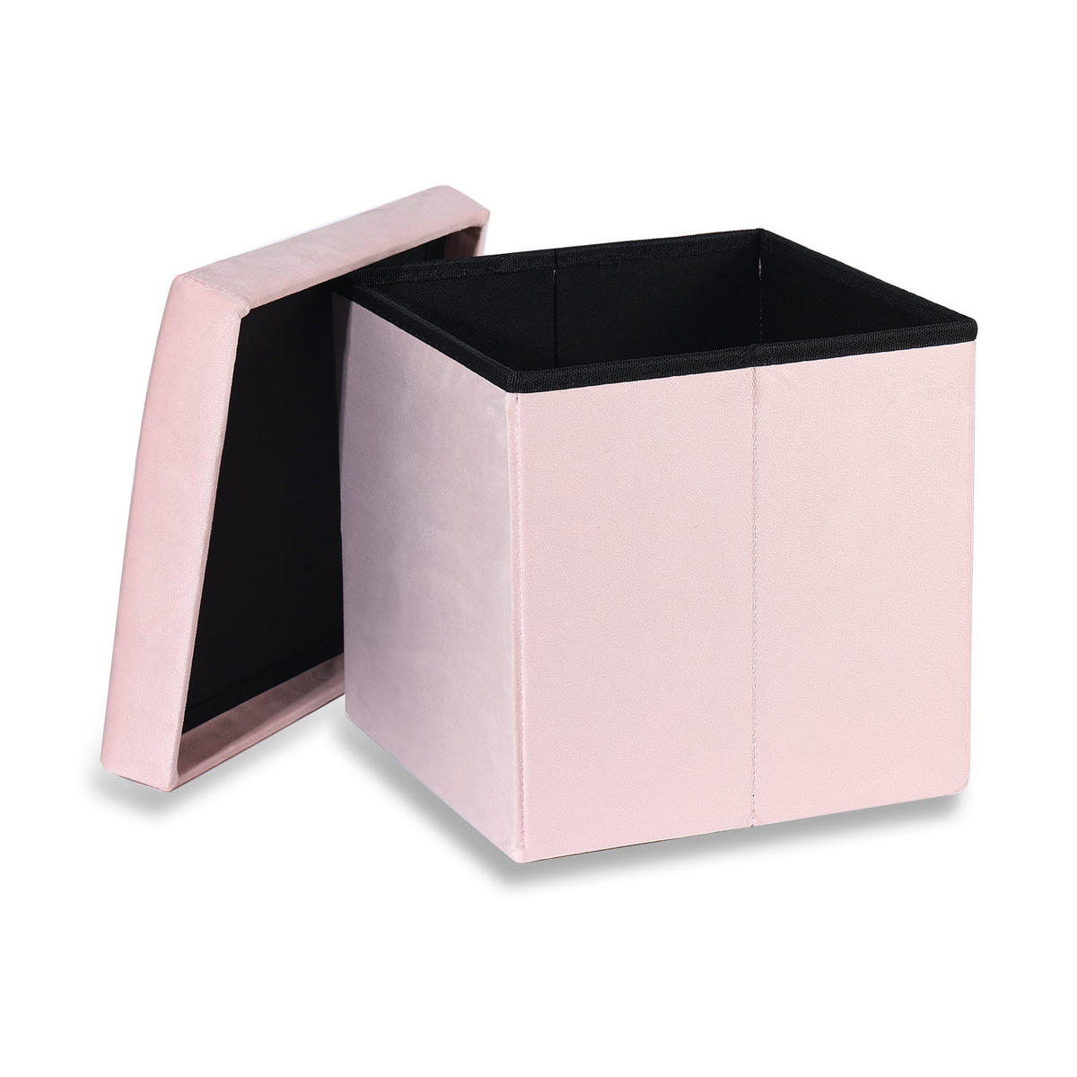 SITZBOX Cortona M Rosa Samt - Pink, Textil (30/30/30cm) - Komodee