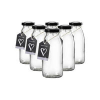MILCHFLASCHEN Mara transparent 250 ml 6er Set - Transparent, Glas (6/14/6cm) - Ritzenhoff Breker
